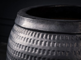 Кашпо Collar graphite L