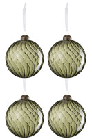 Набор декоративных ёлочных украшений Bauble Green