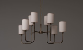 Люстра Mind vintage brass