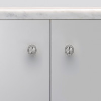 Дверная ручка Cast Knob Steel (набор 2 шт)