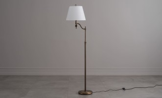 Торшер Линдон vintage brass