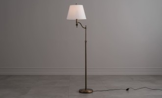 Торшер Линдон vintage brass