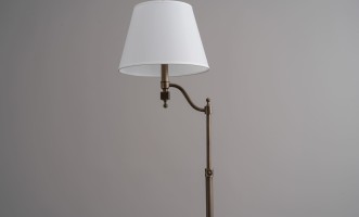 Торшер Линдон vintage brass