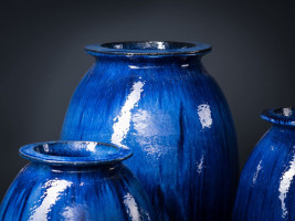 Кашпо Roman blue cloud M