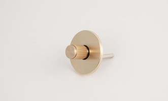 Дверная защёлка Contour Thumbturn lock Brass (пара)