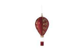 Украшение подвесное декоративное Воздушный шар, цвет красный