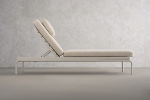 Шезлонг Таормина уличный, светлый