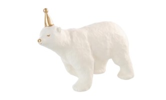 Фигурка Polar Bear White/Gold 23 см