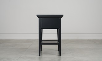 Прикроватная тумба Оксфорд с 1 ящиком чёрная