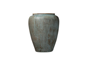 Кашпо Dimple Jar opal green