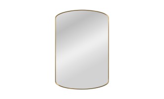 Шкаф навесной с зеркалом Miro Brass
