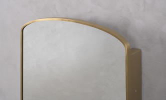 Шкаф навесной с зеркалом Miro Brass