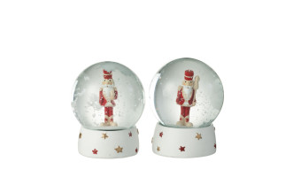 Декор настольный в ассортименте Snowglobe Nutcracker