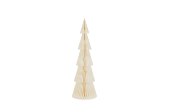 Фигурка Paper Christmas Tree cream M