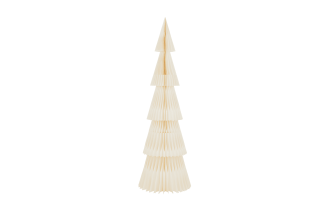 Фигурка Paper Christmas Tree cream L