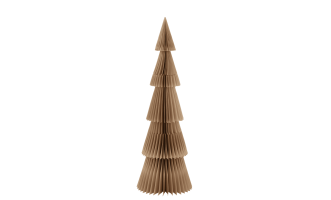 Фигурка Paper Christmas Tree beige S