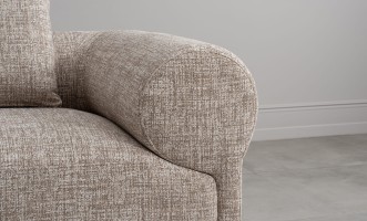 Диван Лугано одноместная секция с подлокотником правая