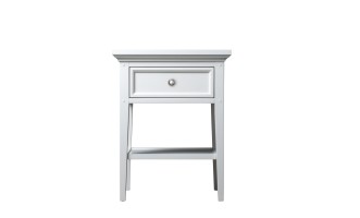 Прикроватная тумба Оксфорд с 1 ящиком белая