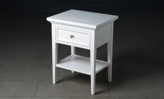 Прикроватная тумба Оксфорд с 1 ящиком белая