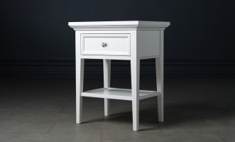 Прикроватная тумба Оксфорд с 1 ящиком белая