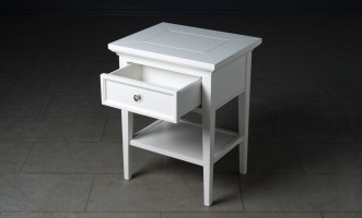 Прикроватная тумба Оксфорд с 1 ящиком белая