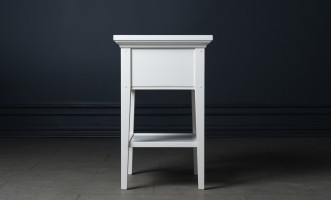 Прикроватная тумба Оксфорд с 1 ящиком белая