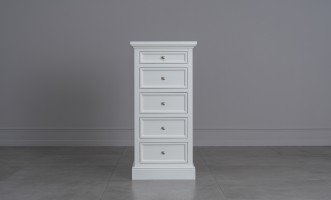 Комод Оксфорд высокий белый