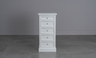 Комод Оксфорд высокий белый