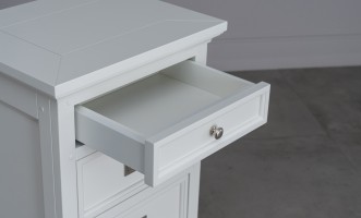 Комод Оксфорд высокий белый