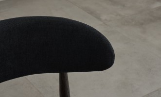 Стул Bradley тёмный linen black