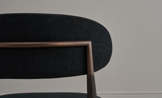 Стул Bradley тёмный linen black