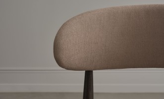 Стул Bradley тёмный linen latte