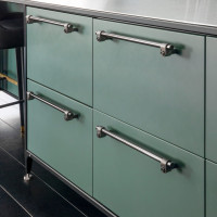 Дверная ручка Cast Pull Bar Large Gun Metal
