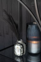 Ваза Marble Grey/Black