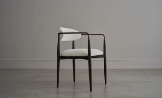 Стул Bradley тёмный с подлокотниками nomad snow