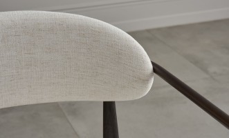 Стул Bradley тёмный с подлокотниками nomad snow