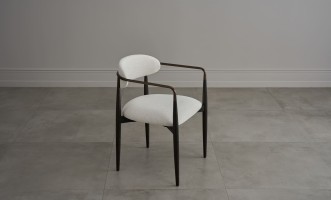 Стул Bradley тёмный с подлокотниками nomad snow