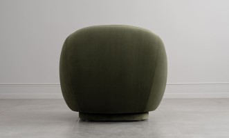 Крутящееся кресло Lilly зелёное