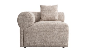 Диван Лугано одноместная секция с подлокотником левая