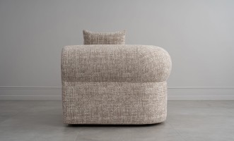 Диван Лугано одноместная секция с подлокотником левая