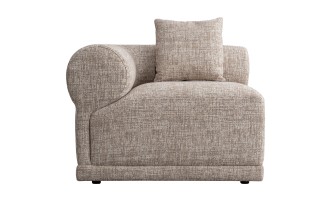 Диван Лугано одноместная секция с подлокотником левая