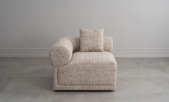 Диван Лугано одноместная секция с подлокотником левая