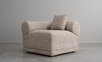 Диван Лугано одноместная секция с подлокотником левая