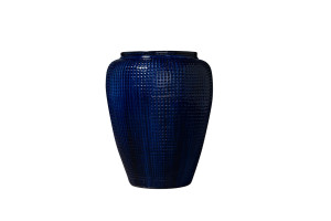 Кашпо Dimple Jar bright blue