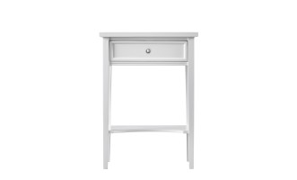 Прикроватная тумба Оксфорд высокая с 1 ящиком белая