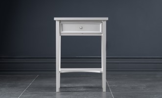 Прикроватная тумба Оксфорд высокая с 1 ящиком белая