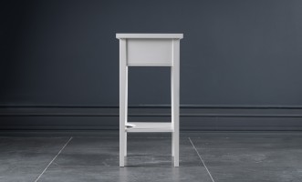 Прикроватная тумба Оксфорд высокая с 1 ящиком белая