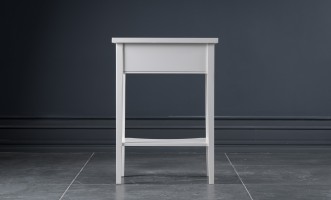 Прикроватная тумба Оксфорд высокая с 1 ящиком белая