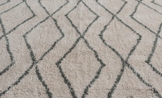 Ковёр Vasu 120x180 см с зелёным орнаментом