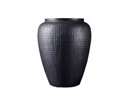Кашпо Dimple graphite